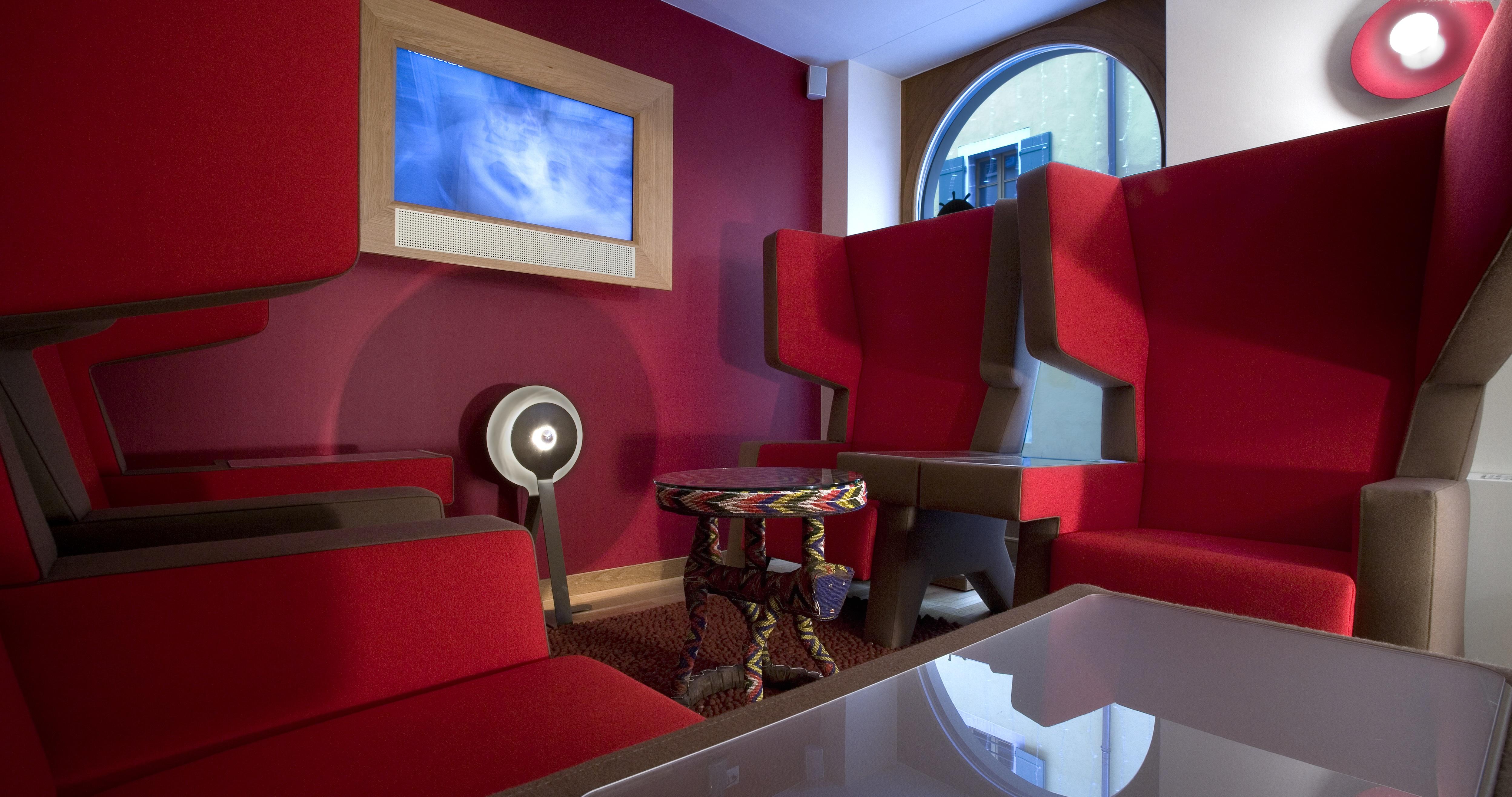 La Cour Des Augustins Boutique Gallery Design Hotel Genf Beltér fotó